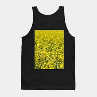 Field of Yellow: Rapeseed (canola), south of France, spring Tank Top